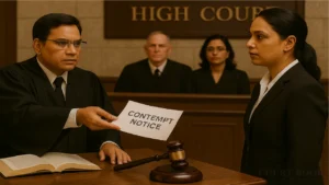 Punjab & Haryana High Court Slams Advocate with Contempt Notice for Threatening Judges!