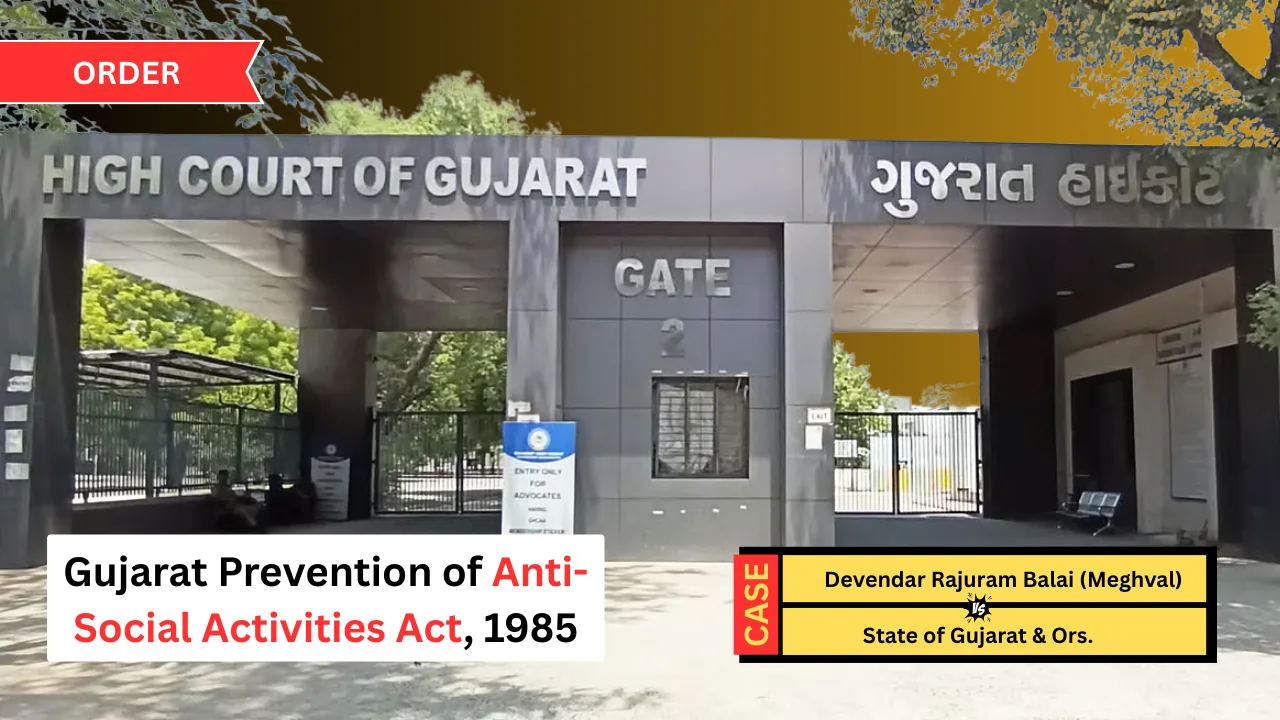 Gujarat High Court Quashes Preventive Detention of Bootlegger in Vadodara