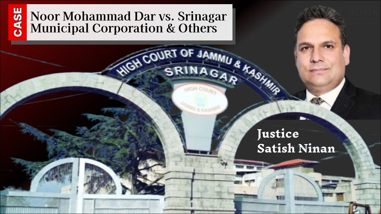 J&K High Court Dismisses Plea Against Regularisation of Minor Building Deviation in Srinagar