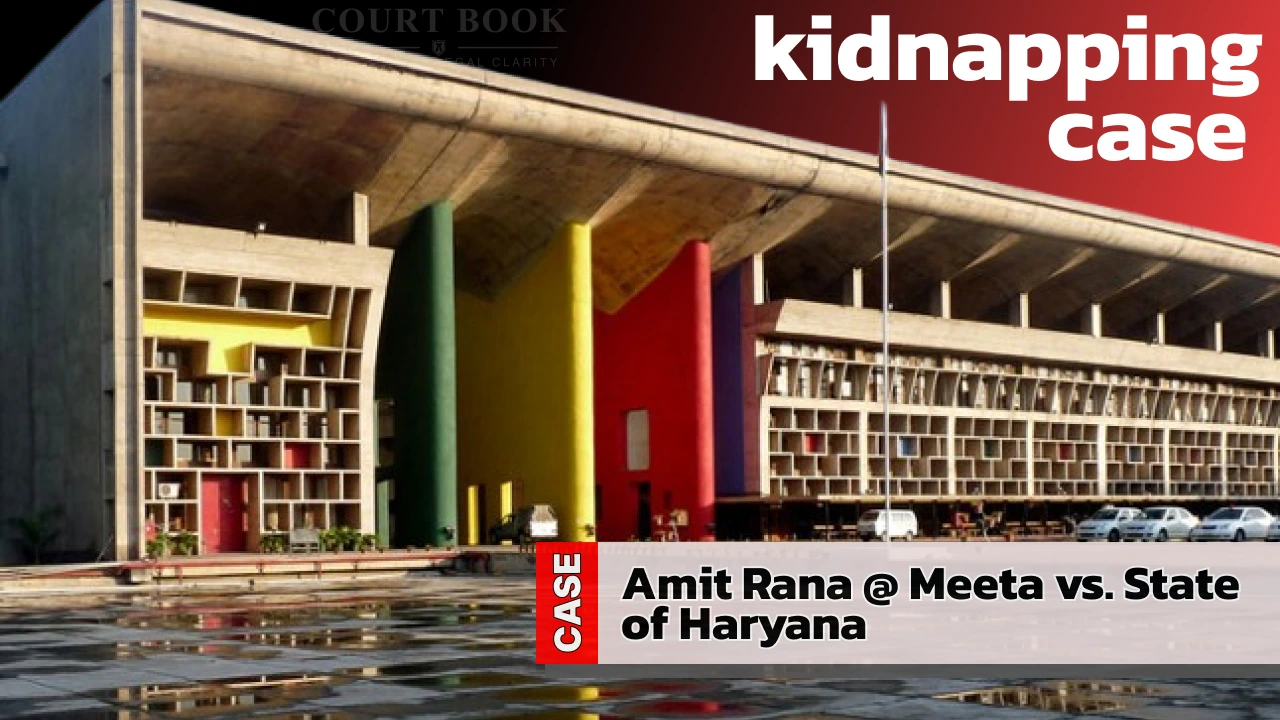 Punjab and Haryana High Court Suspends Amit Rana's Sentence in Kidnapping for Ransom Case