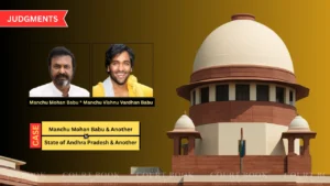 SC Quashes FIR Against Manchu Babu Over Peaceful Student Protest During 2019 Polls