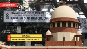 Supreme Court Upholds Auction Sale in Land Dispute Between R. Raghu and G.M. Krishna