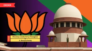 Supreme Court Rejects BJP Telangana’s Defamation Case Against CM Revanth Reddy, Warns Against Political Misuse of Courts