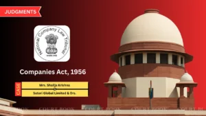 Supreme Court Restores NCLT Order, Declares Shailja Krishna Sole Owner of Shares