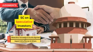 Supreme Court Flags Speculative Investments in Real Estate Insolvency Battle