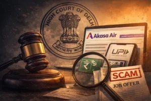 Delhi High Court Blocks Fake ‘Akasa Air’ Job Scam Sites; Orders Domain & UPI Freeze